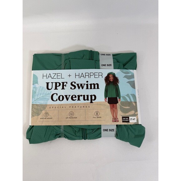 Hazel + Harper UPF Swim Coverup Frog NWT 2T-4T OSFM Unisex - Picture 1 of 3